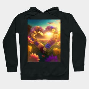 Heart of flowers Hoodie